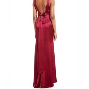 NWT Adrianna Papell dark red sleeveless dress